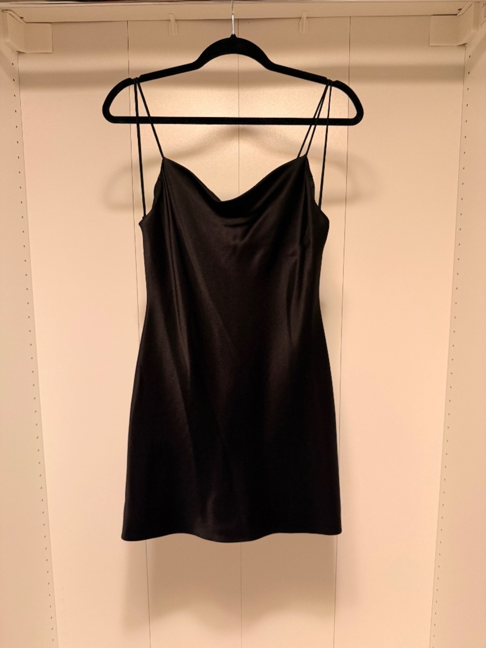 Alice and Olivia black mini dress